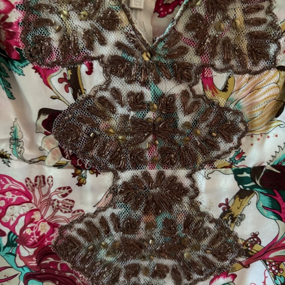 💥ULTRA RARE Anthropologie Plenty Tracy Reese Dress Size 12 floral spring - Picture 9 of 16